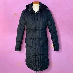 The North Face 600 Women's Size Small Black Long Warm Down Jacket In  Hooded